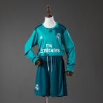 Real Madrid 17/18 Third Away Retro Long Sleeve Kids Kit Jersey