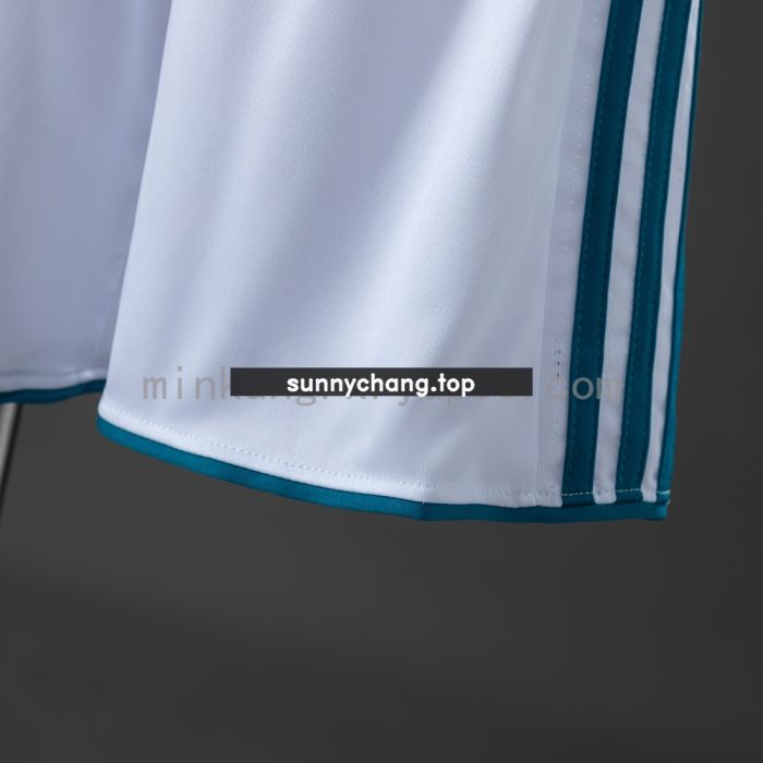 Real Madrid 17/18 Home Retro Long Sleeve Kids Kit Jersey - 图片 3