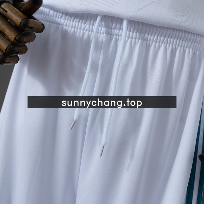 Real Madrid 17/18 Home Retro Long Sleeve Kids Kit Jersey - 图片 5