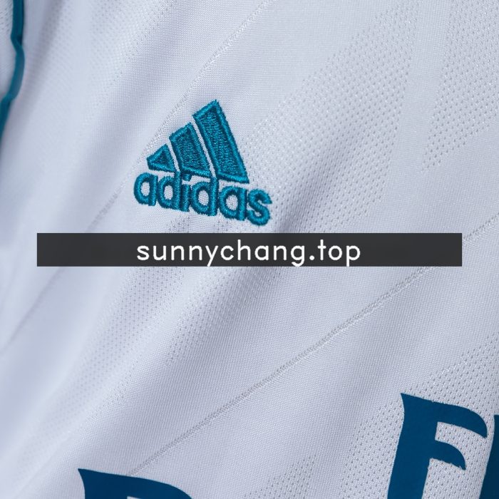 Real Madrid 17/18 Home Retro Long Sleeve Kids Kit Jersey - 图片 6