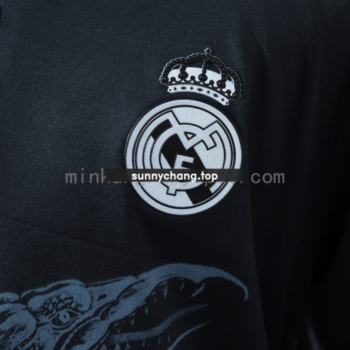 Real Madrid 14/15 Third Away Retro Long Sleeve Kids Kit Jersey - 图片 7