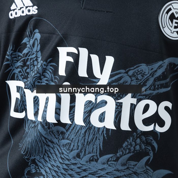 Real Madrid 14/15 Third Away Retro Long Sleeve Kids Kit Jersey - 图片 8