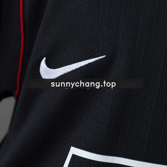 M-U 07/08 Away Retro Long Sleeve Kids Kit Jersey - 图片 7