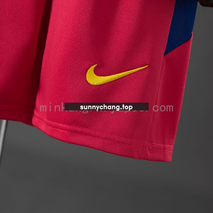 Barcelona 10/11 Home Retro Long Sleeve Kids Kit Jersey - 图片 3