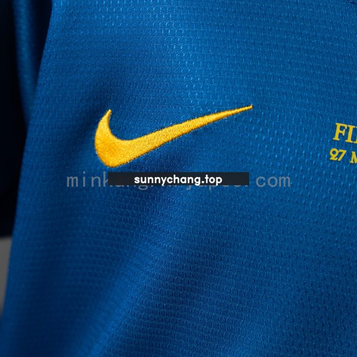 Barcelona 08/09 Home Retro Long Sleeve Kids Kit Jersey - 图片 6