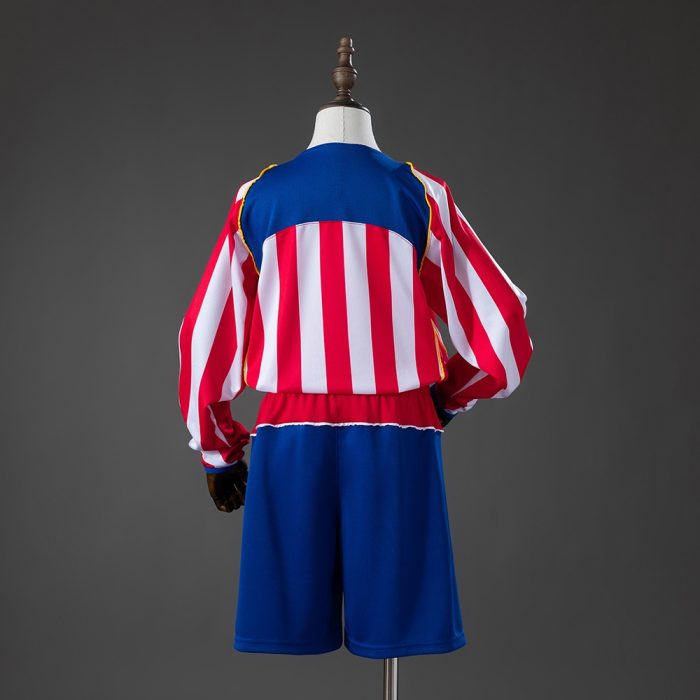 Atletico Madrid 04/05 Home Retro Long Sleeve Kids Kit Jersey - 图片 2