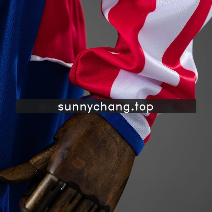 Atletico Madrid 04/05 Home Retro Long Sleeve Kids Kit Jersey - 图片 3