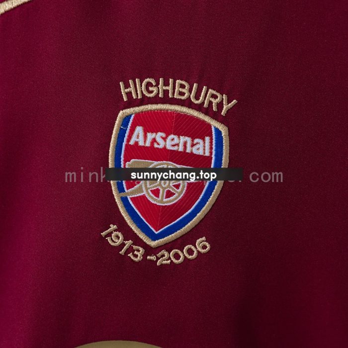 Arsenal 05/06 Home Retro Long Sleeve Kids Kit Jersey - 图片 7