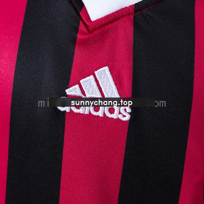 AC Milan 09/10 Home Retro Long Sleeve Kids Kit Jersey - 图片 8