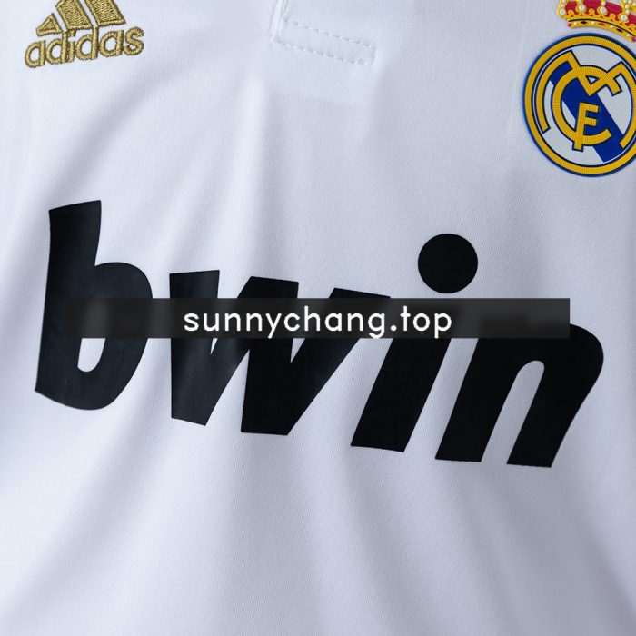 Real Madrid 11/12 Home Retro Kids Kit Jersey - 图片 8