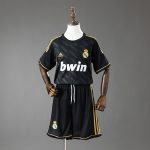 Real Madrid 11/12 Away Retro Kids Kit Jersey