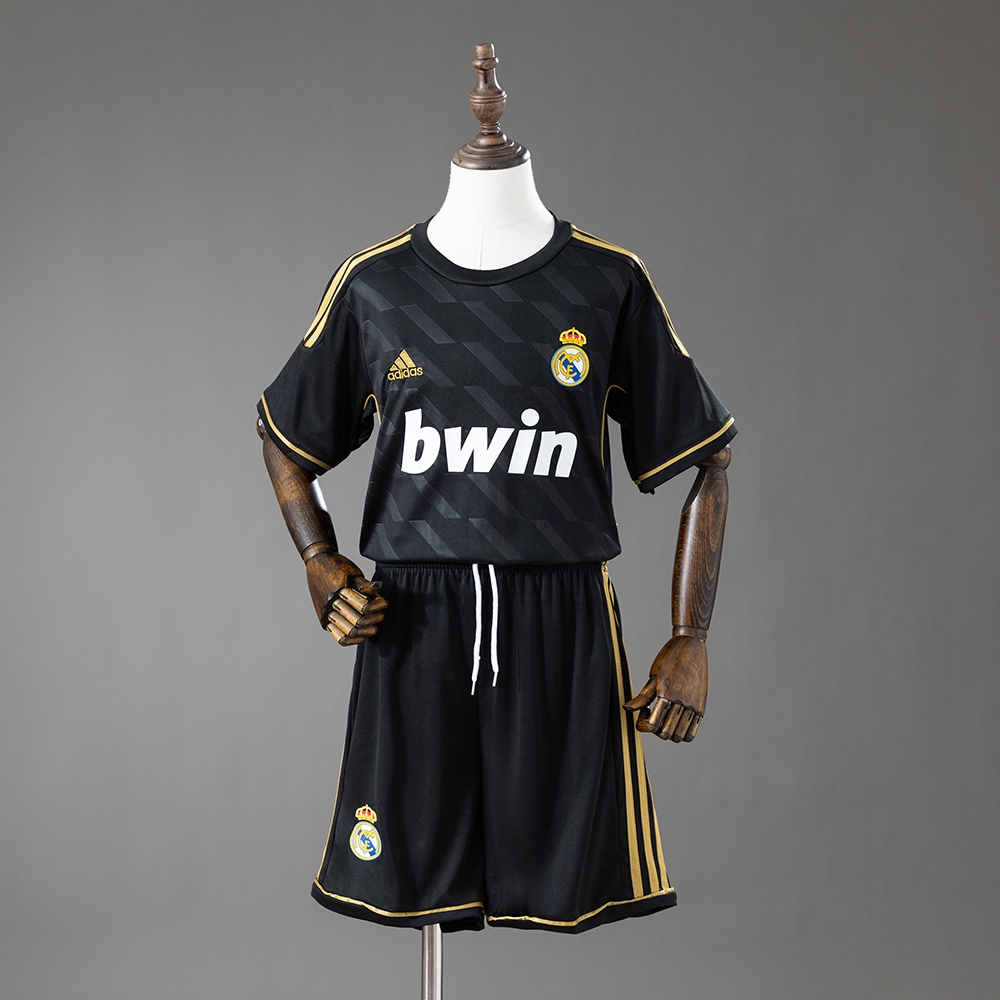 JER-10261_1 Real Madrid 11/12 Away Retro Kids Kit Jersey - 图片 1