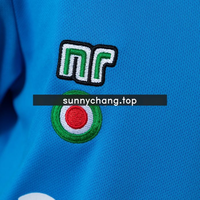 Napoli 87/88 Home Retro Kids Kit Jersey - 图片 6