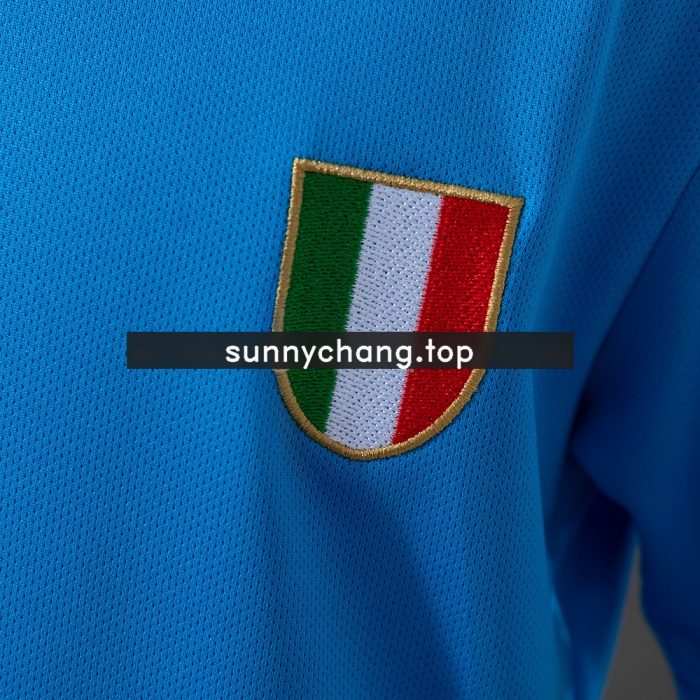 Napoli 87/88 Home Retro Kids Kit Jersey - 图片 7