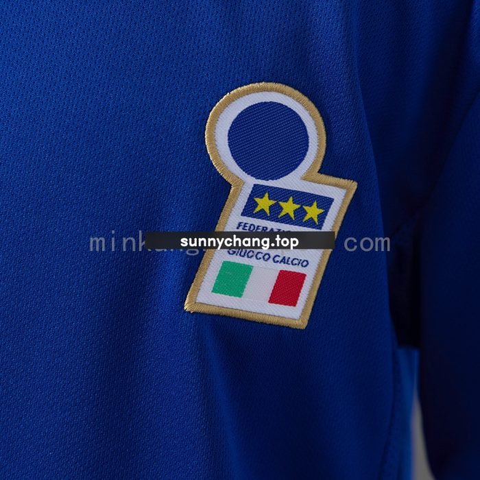 Italy 1996 Home Retro Kids Kit Jersey - 图片 7