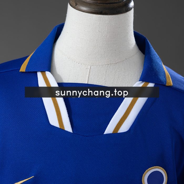 Italy 1996 Home Retro Kids Kit Jersey - 图片 8