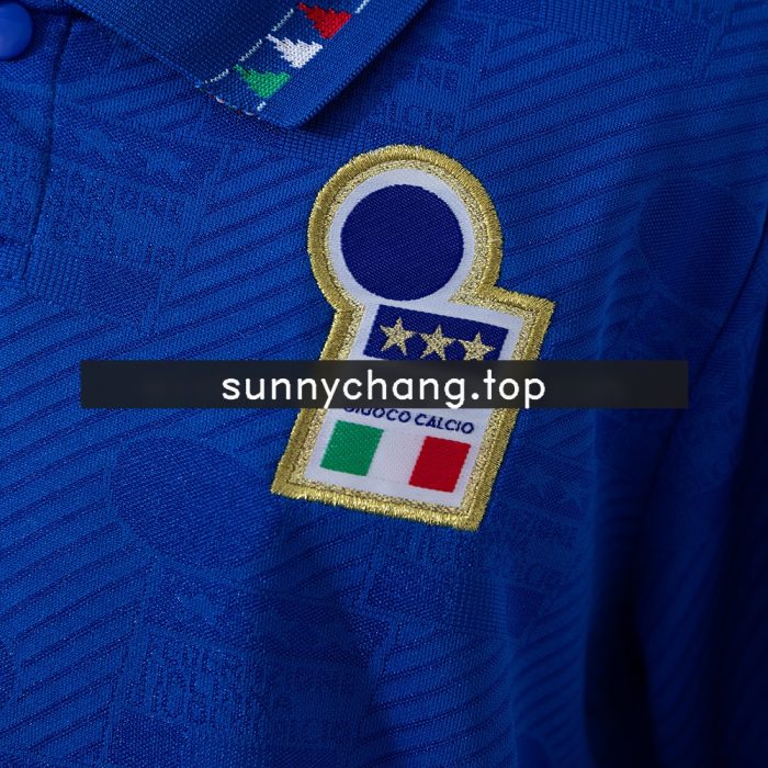 Italy 1994 Home Retro Kids Kit Jersey - 图片 6