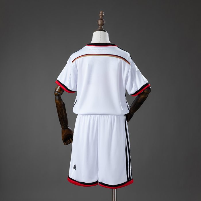 Germany 2014 Home Retro Kids Kit Jersey - 图片 2