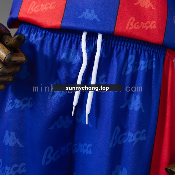 Barcelona 96/97 Home Retro Kids Kit Jersey - 图片 4