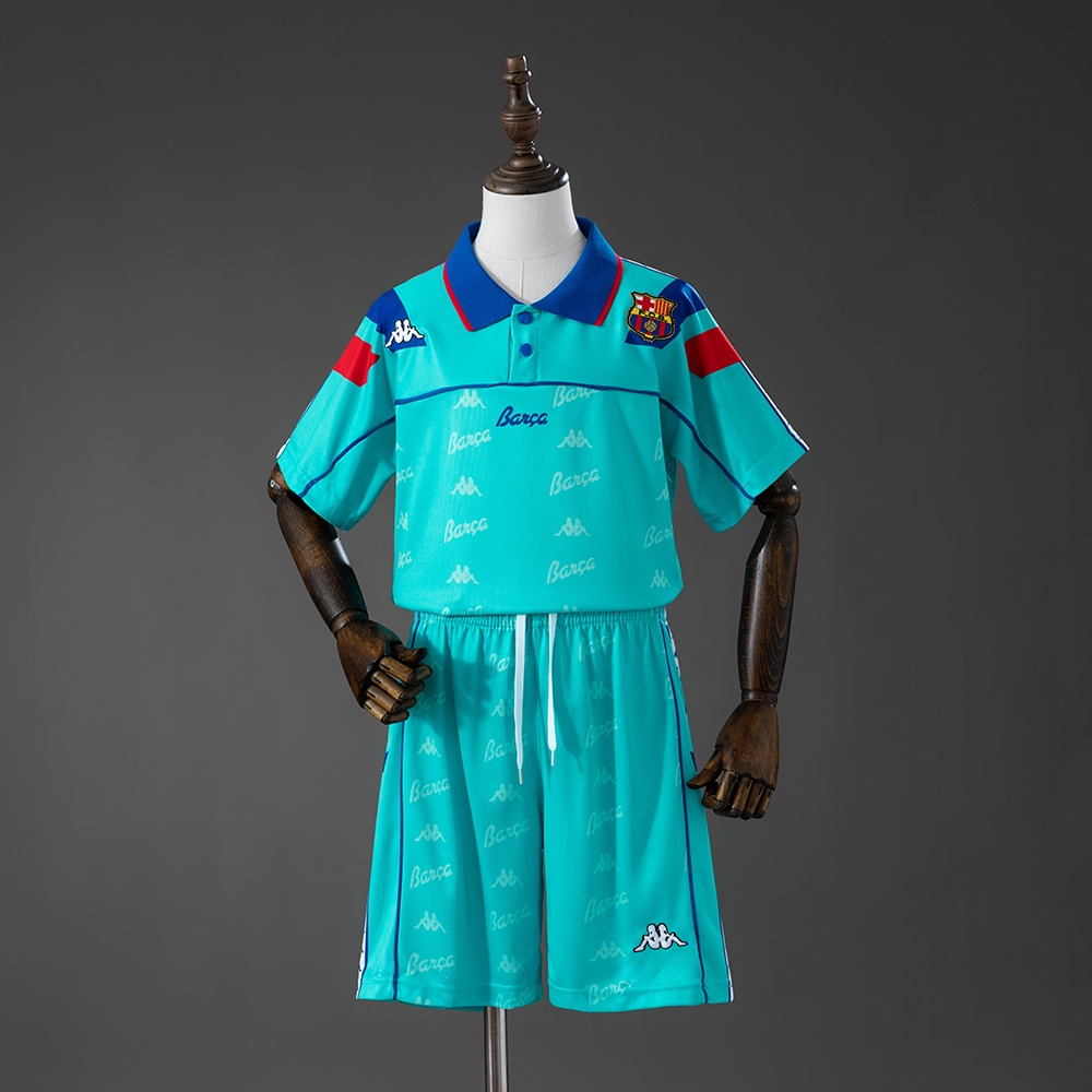JER-10269_1 Barcelona 92/95 Away Retro Kids Kit Jersey - 图片 1