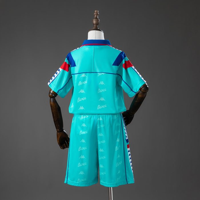 Barcelona 92/95 Away Retro Kids Kit Jersey - 图片 2