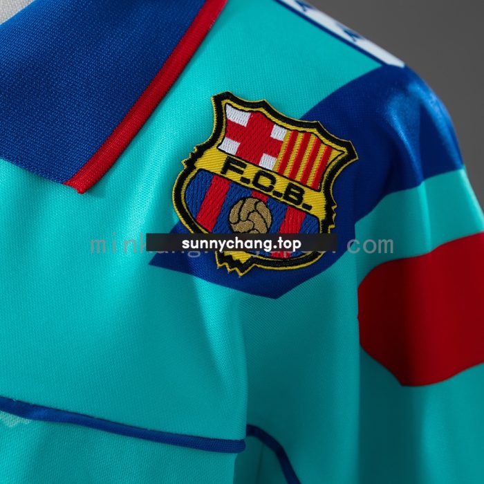 Barcelona 92/95 Away Retro Kids Kit Jersey - 图片 7