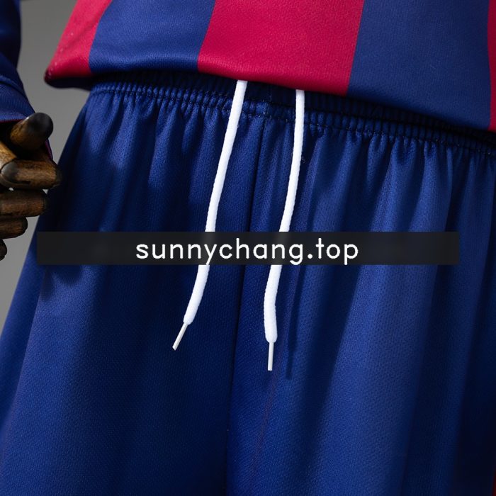 Barcelona 14/15 Home Retro Long-Sleeve Kids Kit Jersey - 图片 6