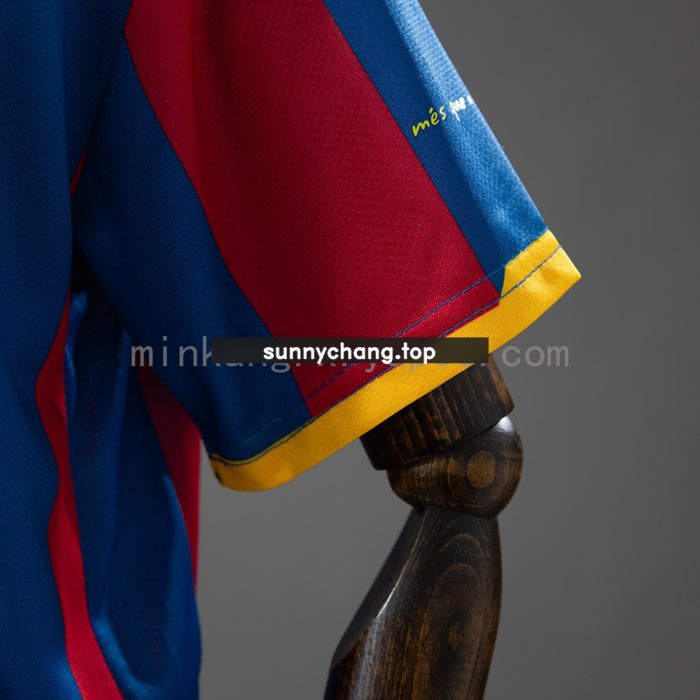 Barcelona 10/11 Home Retro Kids Kit Jersey - 图片 5