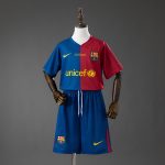 Barcelona 08/09 Home Retro Kids Kit Jersey