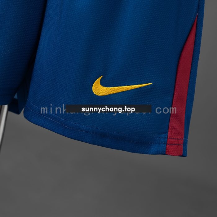 Barcelona 08/09 Home Retro Kids Kit Jersey - 图片 3