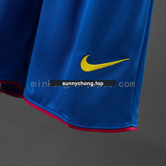 Barcelona 07/08 Home Retro Kids Kit Jersey - 图片 3