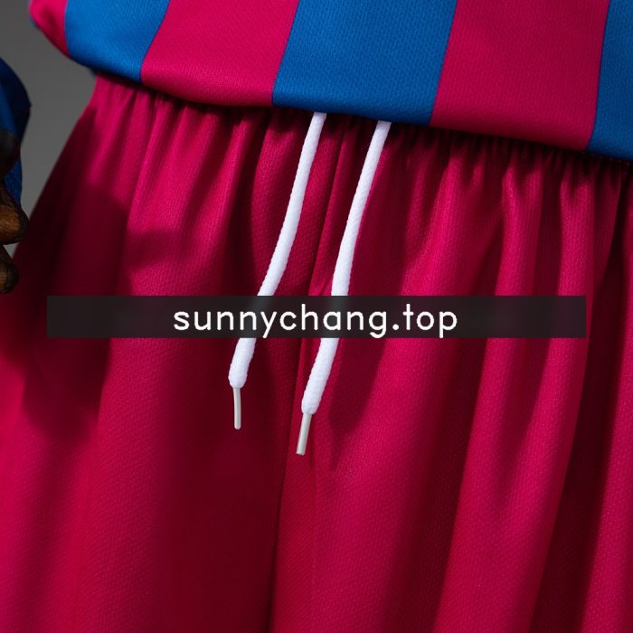 Barcelona 05/06 Home Retro Long Sleeve Kids Kit Jersey - 图片 5
