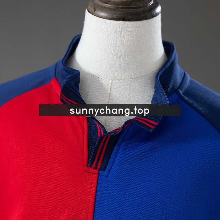 Barcelona 100th Anniversary Retro Long-Sleeve Kids Kit Jersey - 图片 7