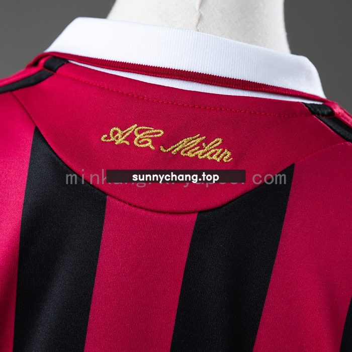 AC Milan 09/10 Home Retro Kids Kit Jersey - 图片 3