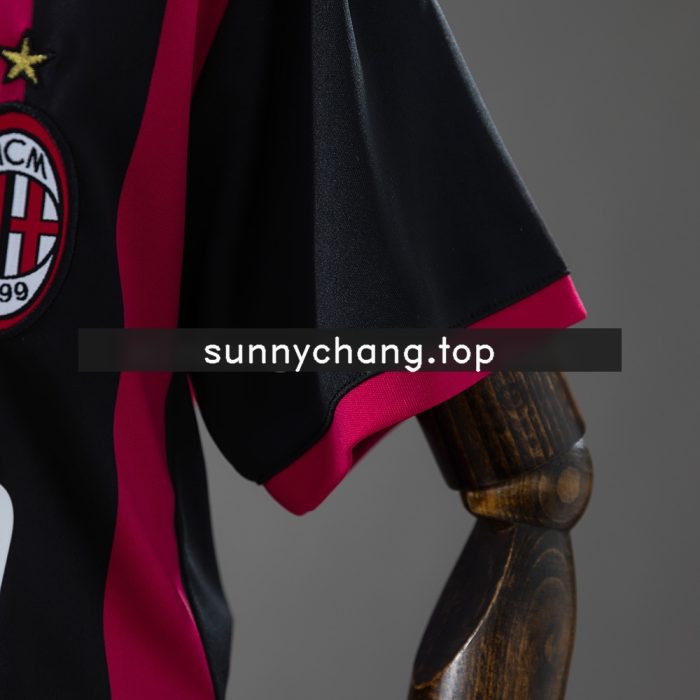 AC Milan 09/10 Home Retro Kids Kit Jersey - 图片 6