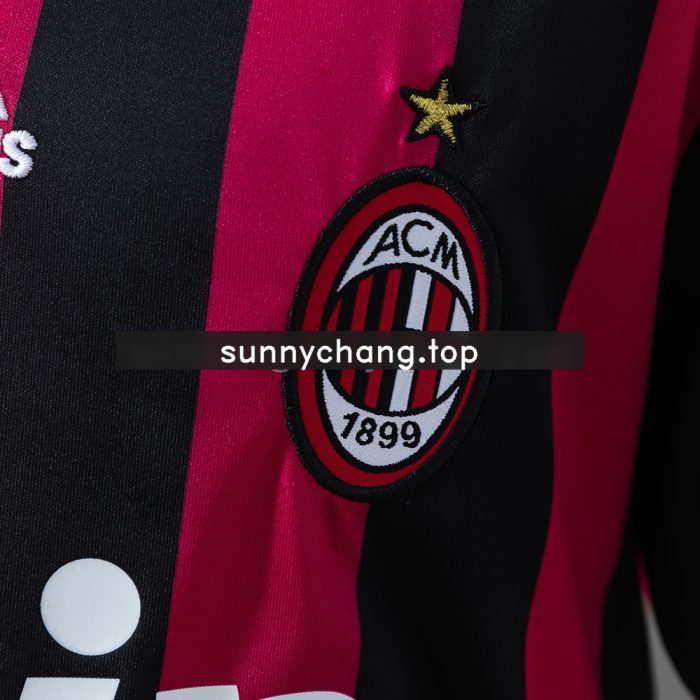 AC Milan 09/10 Home Retro Kids Kit Jersey - 图片 7