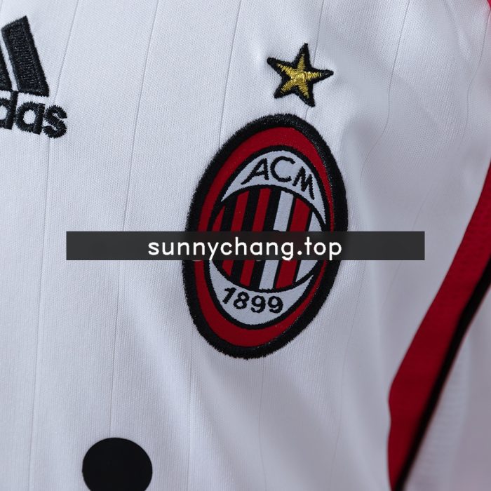 AC Milan 06/07 Away Retro Kids Kit Jersey - 图片 8