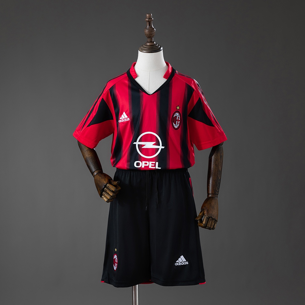 JER-10283_1 AC Milan 04/05 Home Retro Kids Kit Jersey - 图片 1