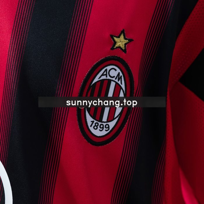 AC Milan 04/05 Home Retro Kids Kit Jersey - 图片 7