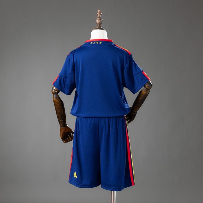 Spain 2010 Away Retro Kids Kit - 图片 2