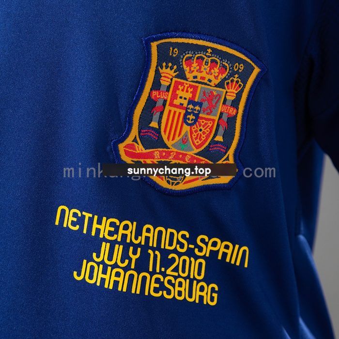 Spain 2010 Away Retro Kids Kit - 图片 6