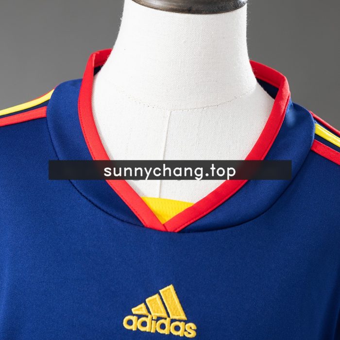 Spain 2010 Away Retro Kids Kit - 图片 8