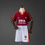 Roma 98/99 Home Retro Kids Kit Jersey