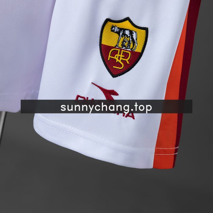 Roma 98/99 Home Retro Kids Kit Jersey - 图片 3