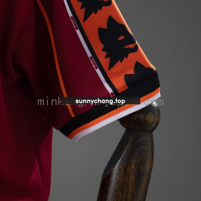 Roma 98/99 Home Retro Kids Kit Jersey - 图片 5