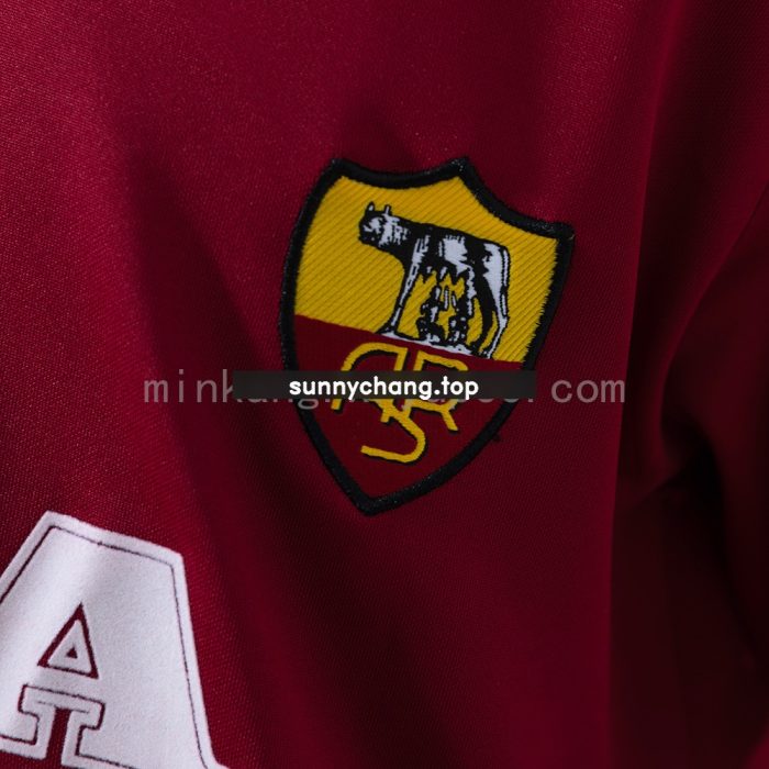 Roma 98/99 Home Retro Kids Kit Jersey - 图片 7