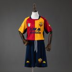 Roma 00/01 Champion Edition Retro Kids Kit Jersey