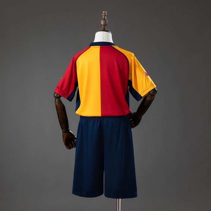 Roma 00/01 Champion Edition Retro Kids Kit Jersey - 图片 2