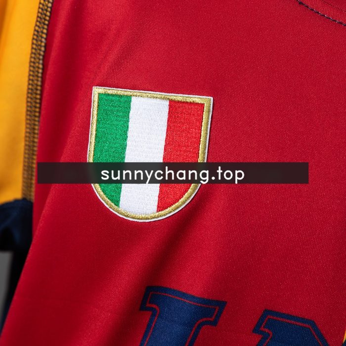 Roma 00/01 Champion Edition Retro Kids Kit Jersey - 图片 6