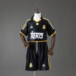 Real Madrid 99/01 Away Retro Kids Kit Jersey